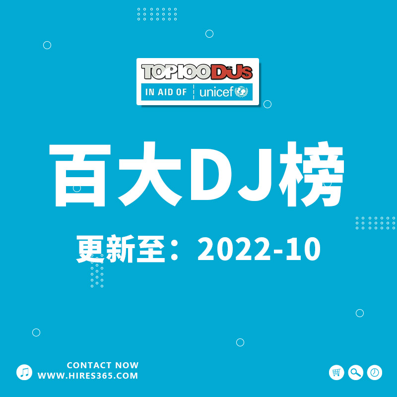 【10月更新】全球百大DJ榜