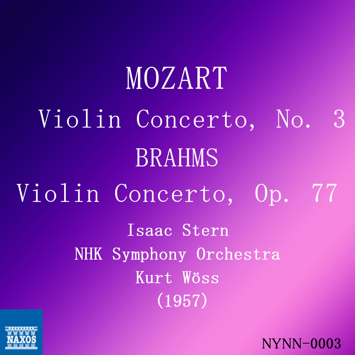 Audience – Mozart & Brahms- Violin Concerti (Live)