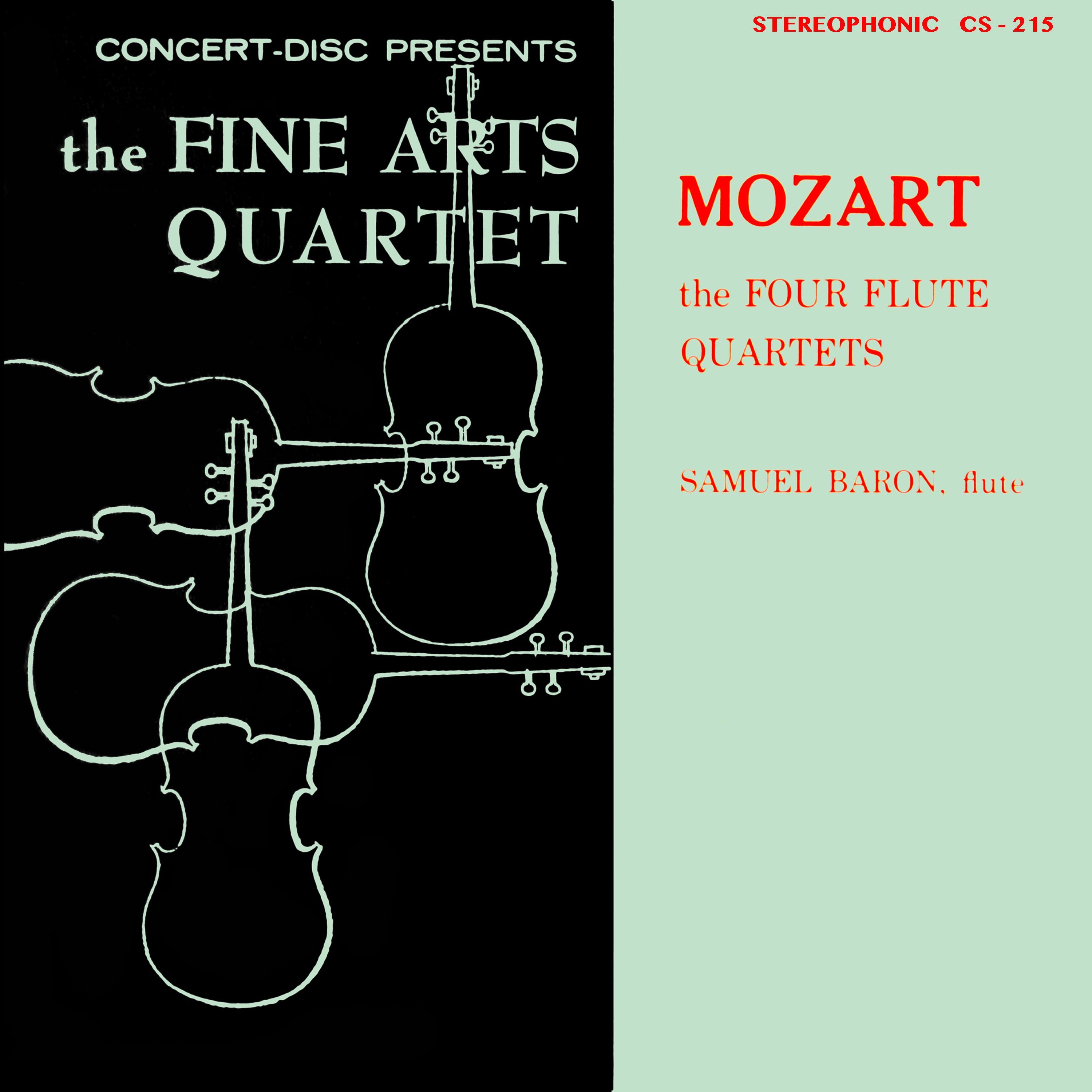 Fine Arts Quartet – Mozart- The Four Flute Quartets