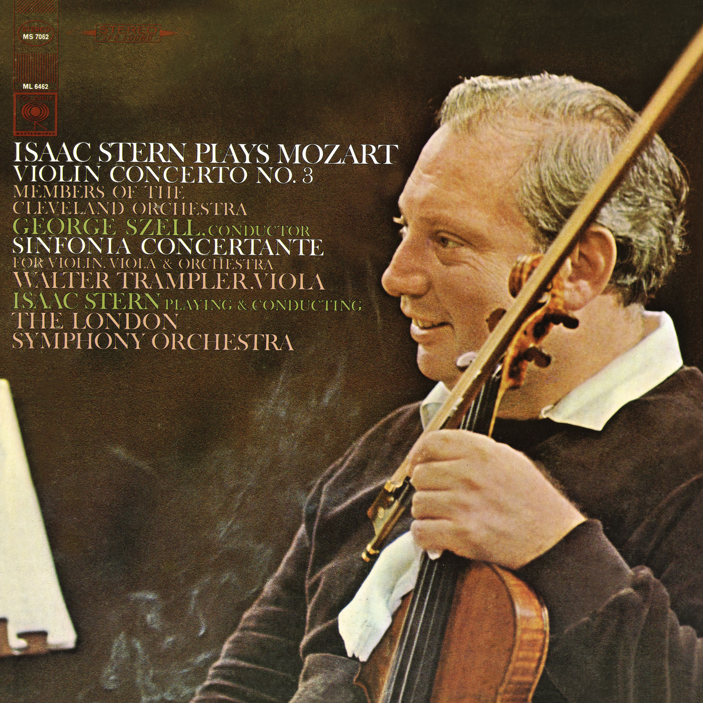 Isaac Stern – Mozart- Violin Concerto No. 3, K. 216 & Sinfonia concertante, K. 364 (Remastered)