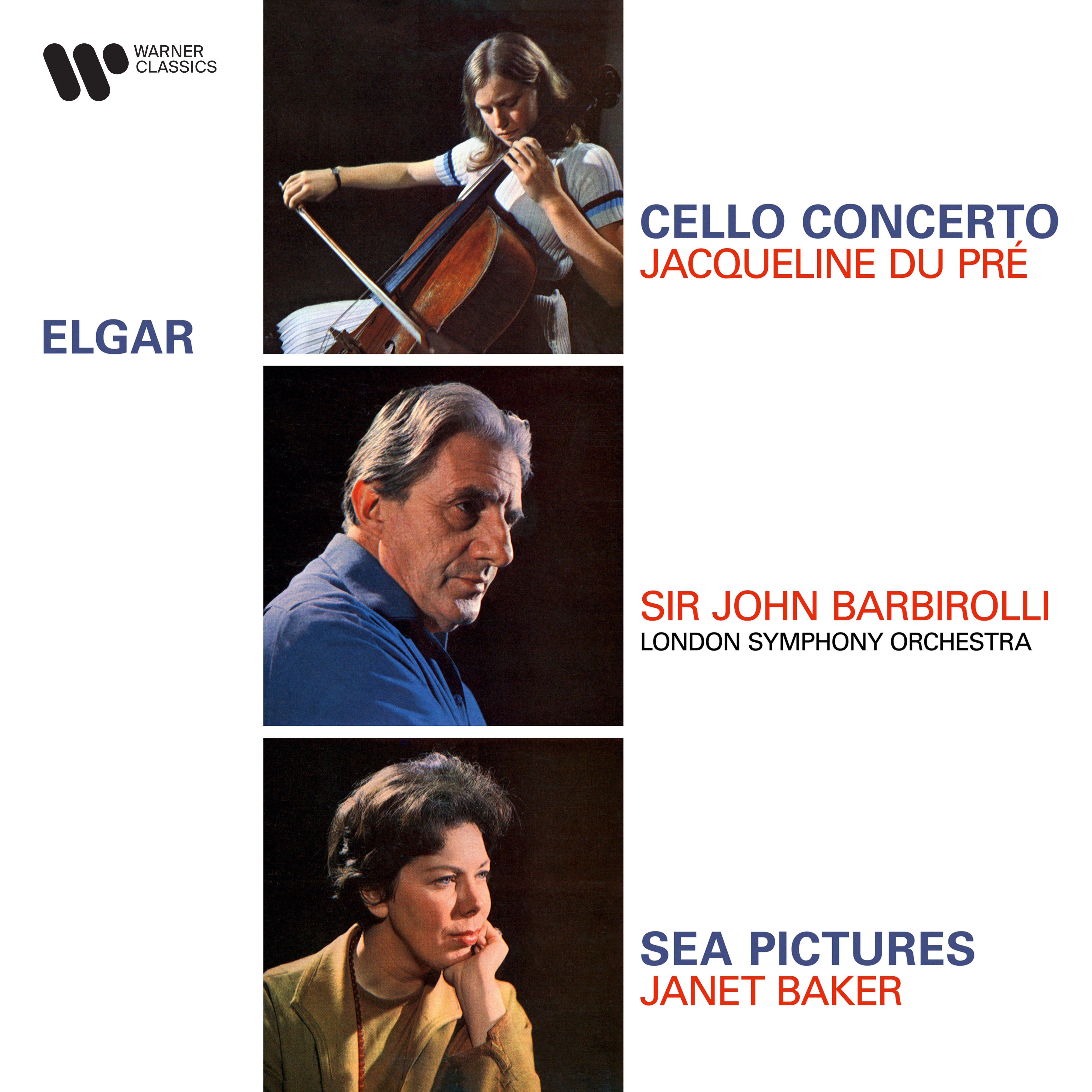 Jacqueline du Pré – Elgar- Cello Concerto, Op. 85 & Sea Pictures, Op. 37