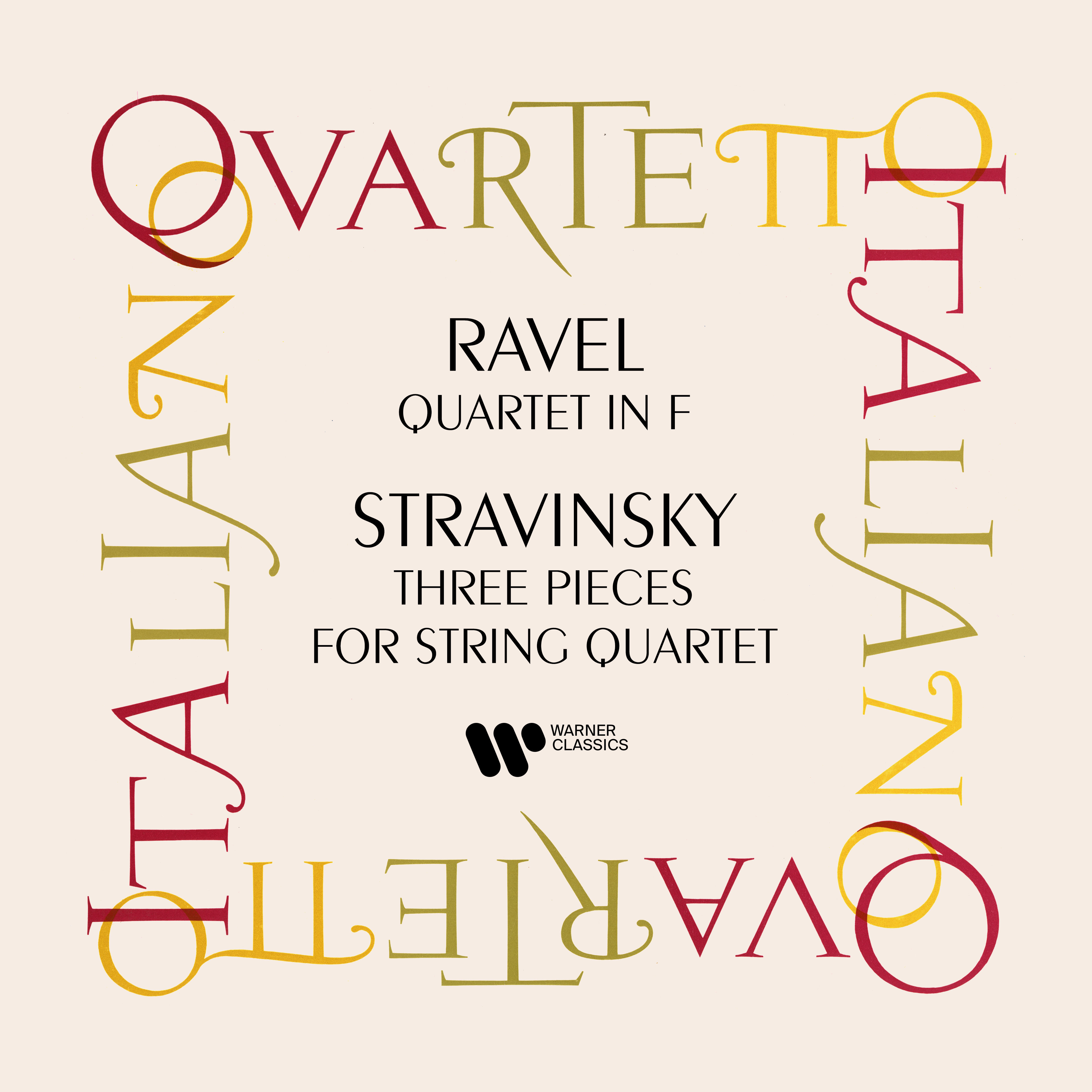 Quartetto Italiano – Ravel- String Quartet – Stravisnky- Three Pieces for String Quartet