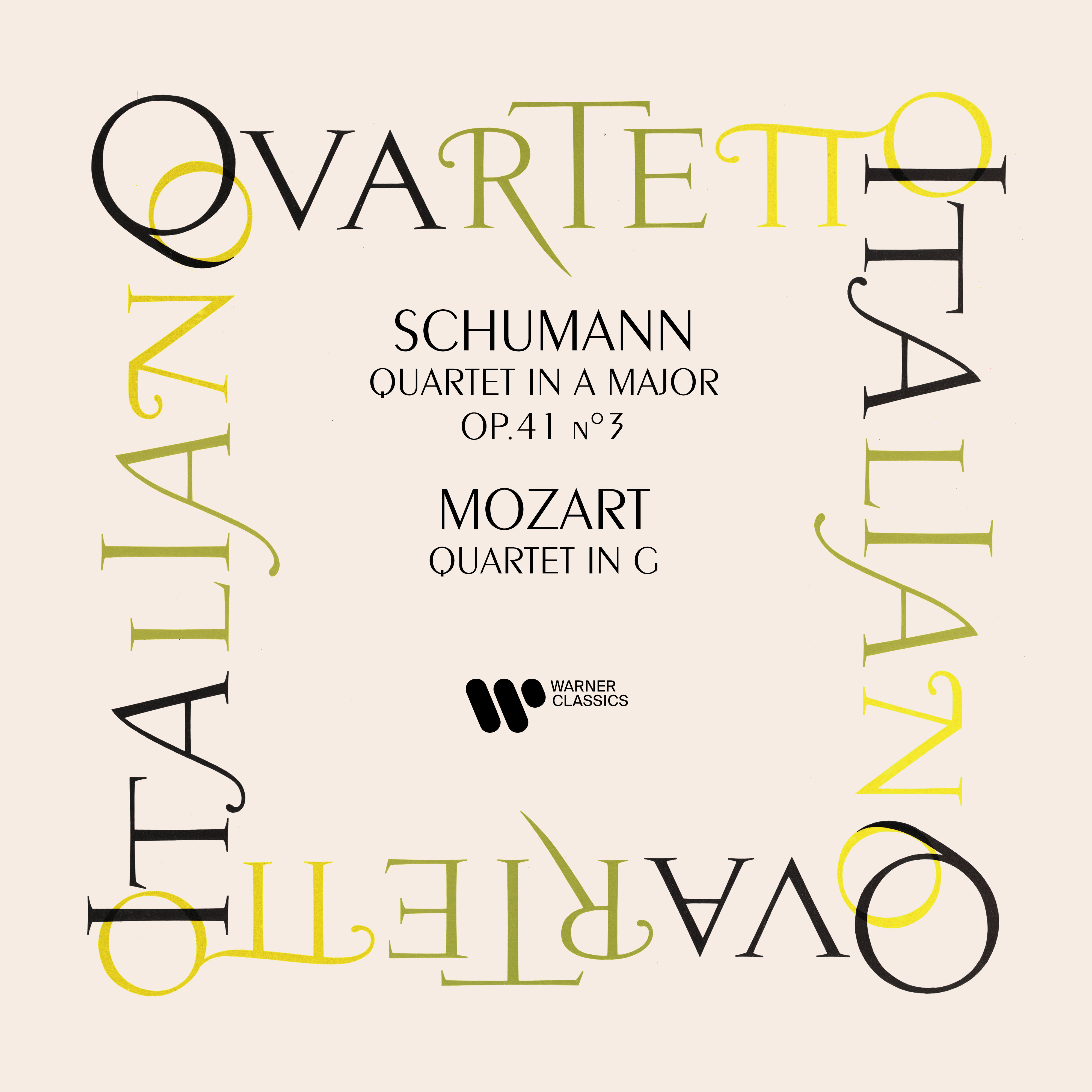 Quartetto Italiano – Schumann- String Quartet, Op. 41 No. 3 – Mozart- String Quartet No. 3, K. 156