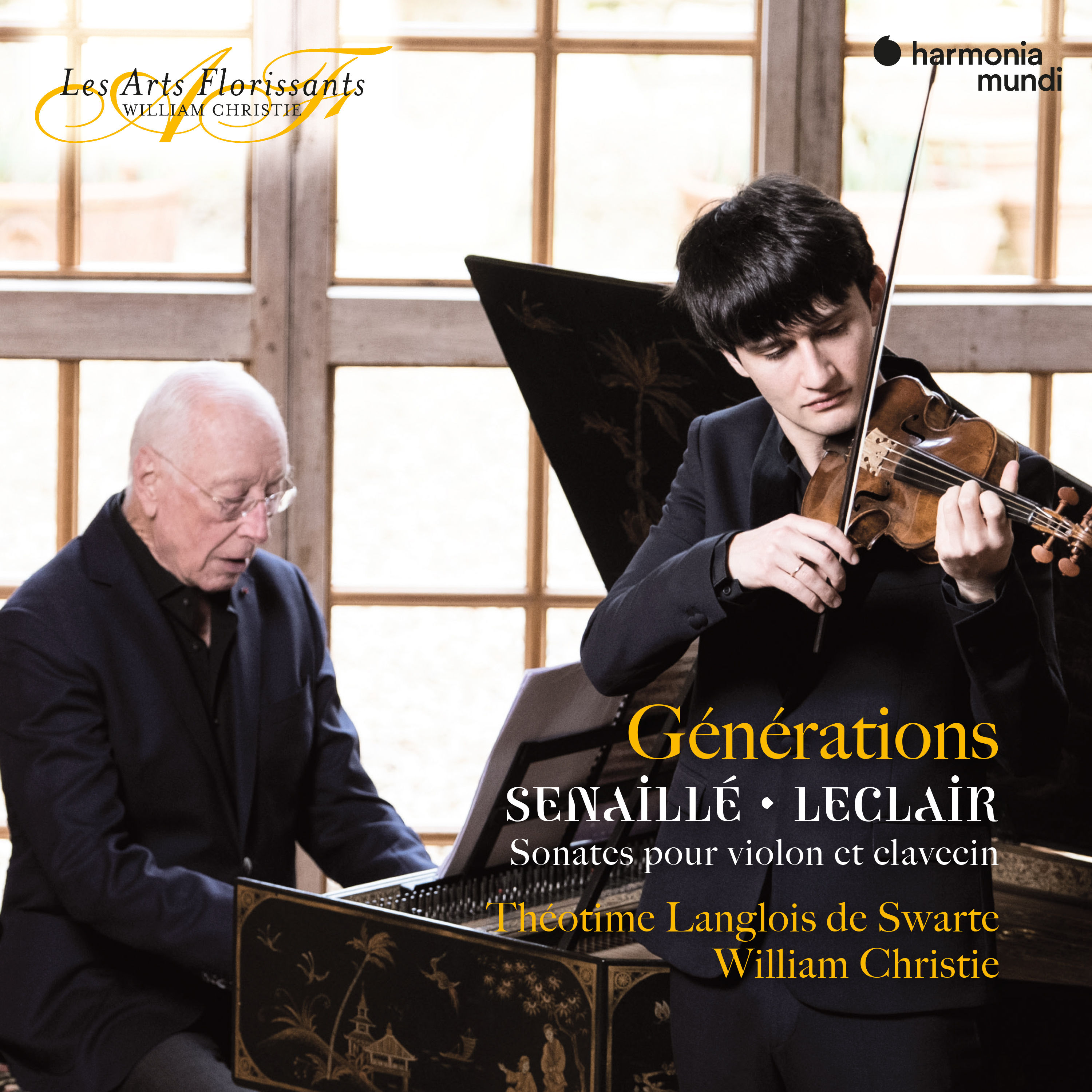 Théotime Langlois de Swarte – -Générations- Senaillé & Leclair – Sonatas for Violin and Harpsichord