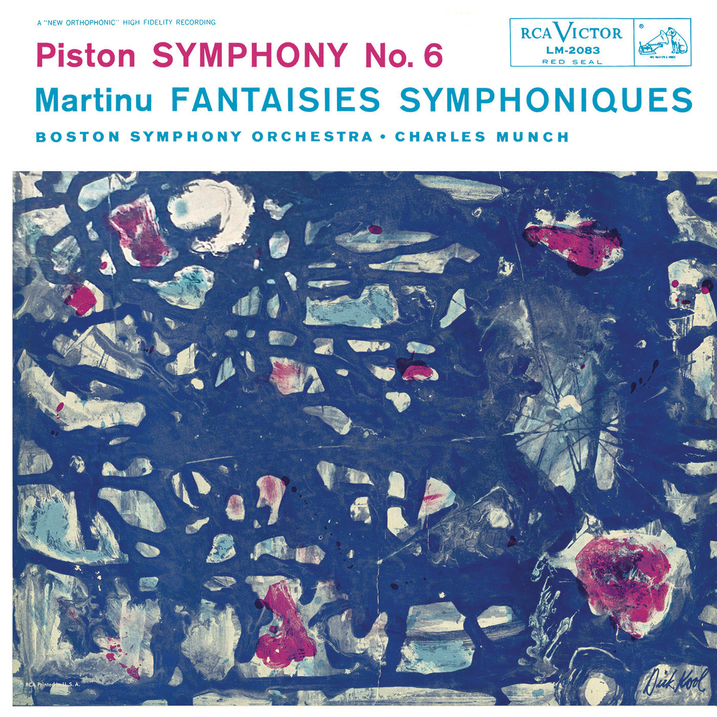 Charles Munch – Piston- Symphony No. 6 – Martinu- Fantasies Symphoniques.zip