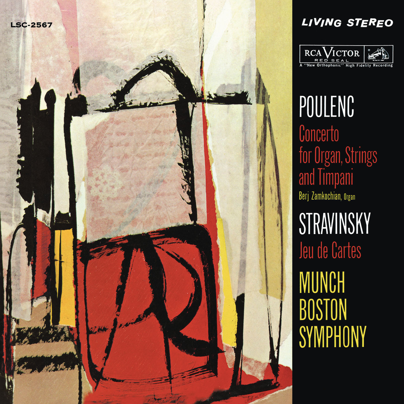 Charles Munch – Poulenc- Organ Concerto & Stravinsky- Jeu de cartes.zip