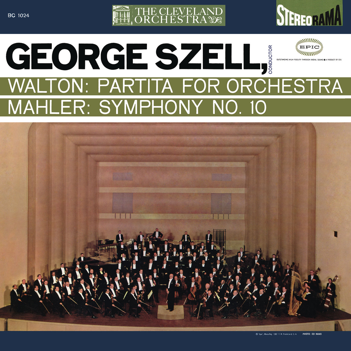 George Szell – Walton- Partita for Orchestra – Mahler- Symphony No. 10 ((Remastered))
