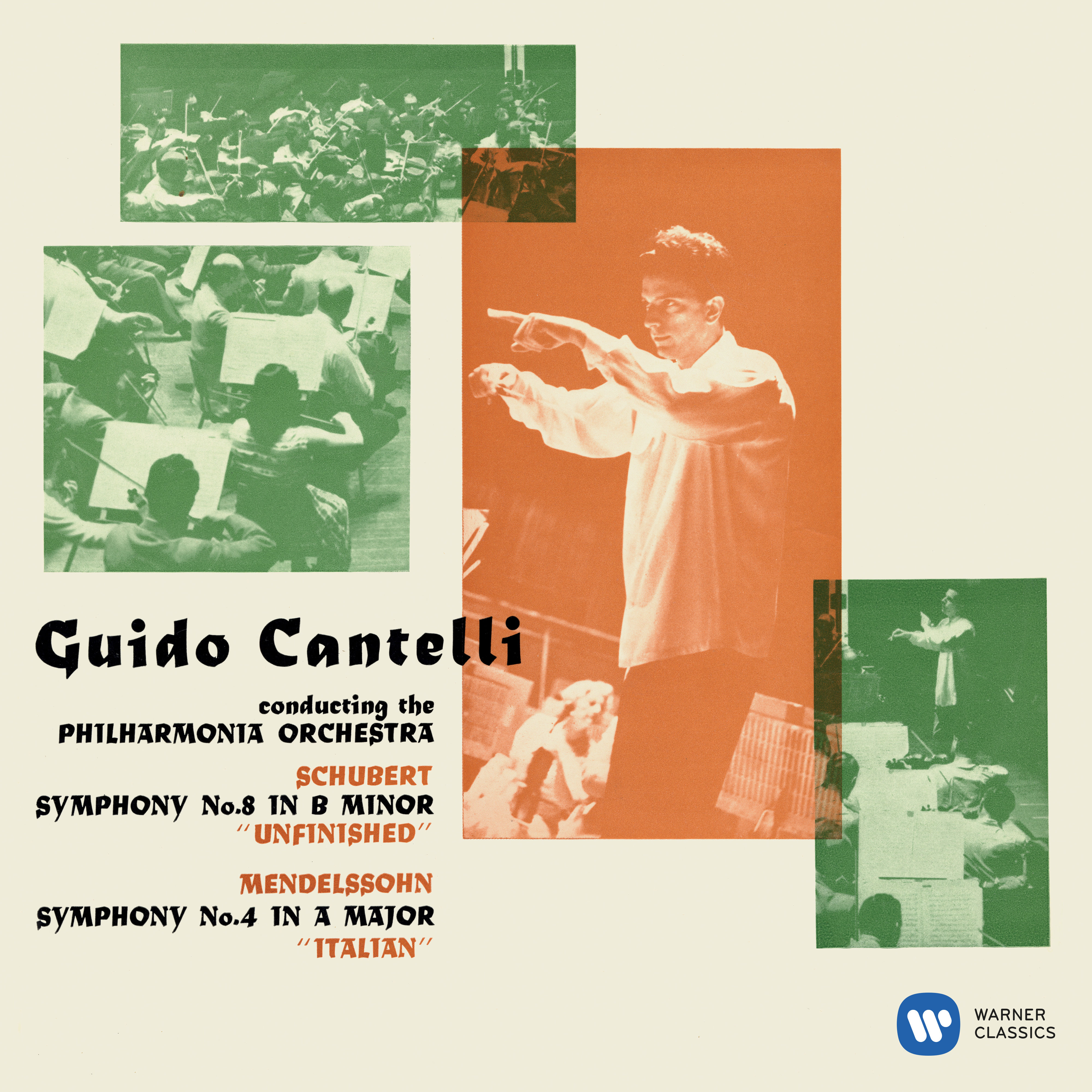 Guido Cantelli – Schubert- Symphony No. 8 -Unfinished- – Mendelssohn- Symphony No. 4, Op. 90 -Italian-