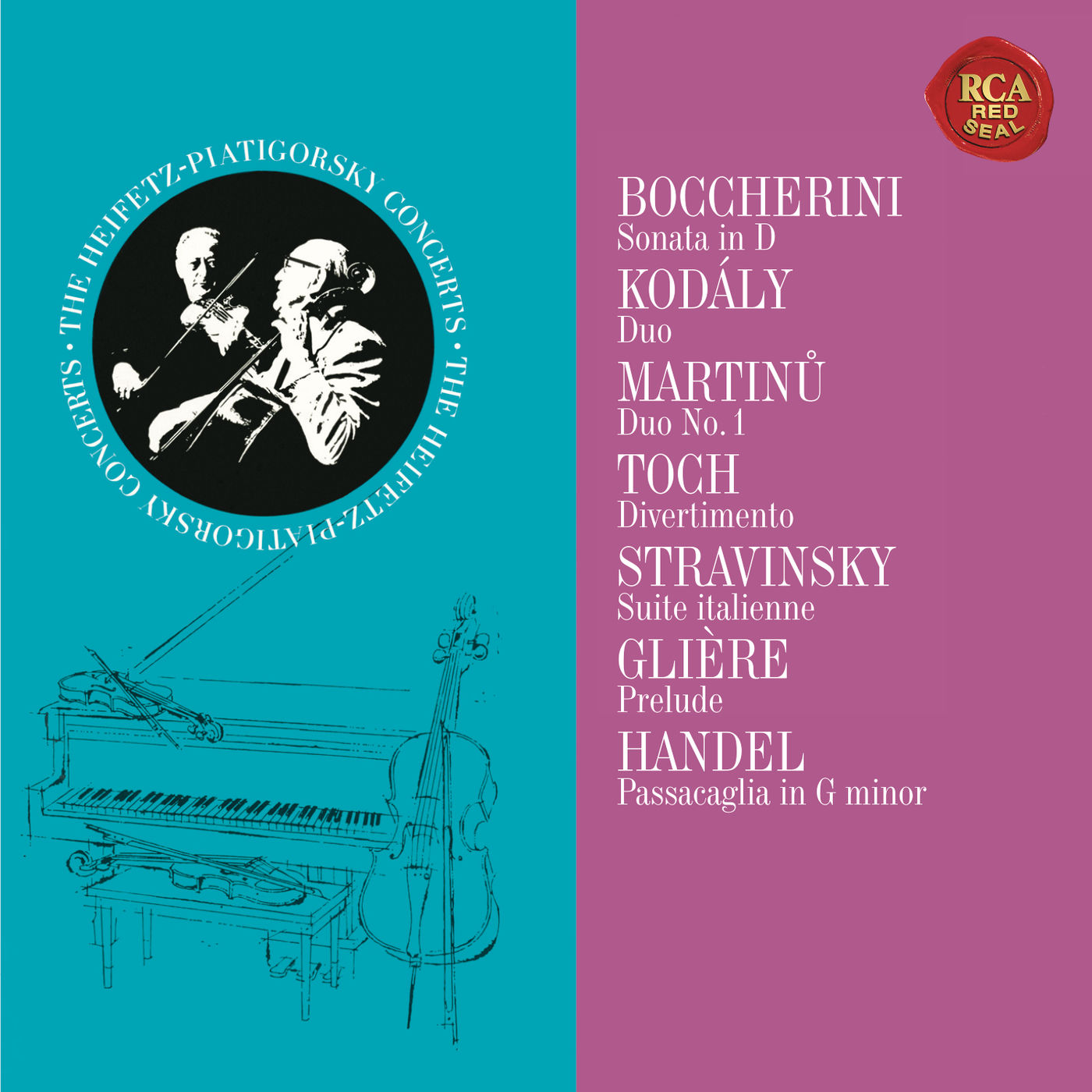 Jascha Heifetz – Heifetz and Piatigorksy- The Duo Collection ((Heifetz Remastered))