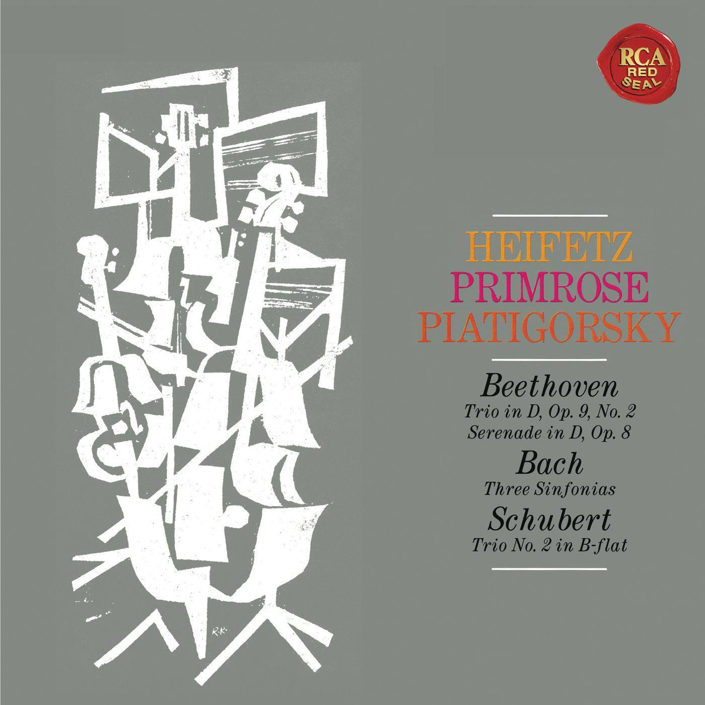 Jascha Heifetz – Heifetz, Primrose and Piatigorksy- The String Trio Collection ((Heifetz Remastered))