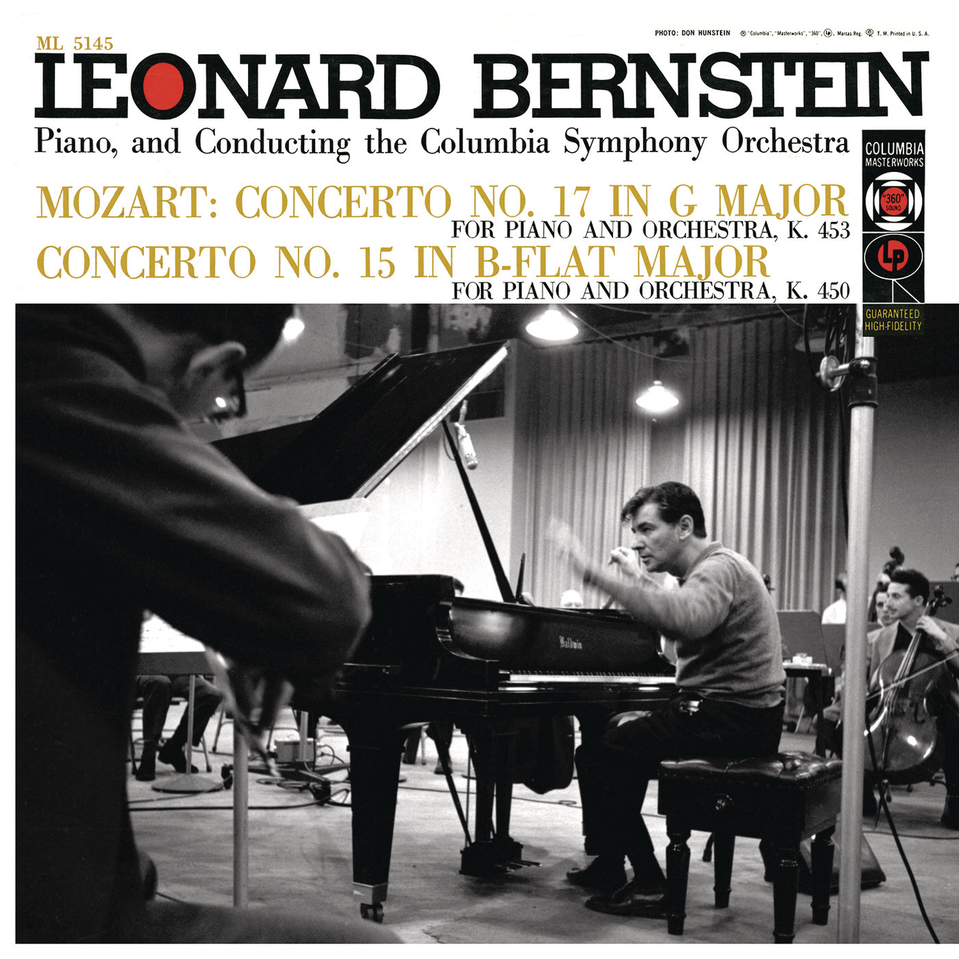 Leonard Bernstein – Mozart- Concerto for Three Pianos in F Major, K. 242