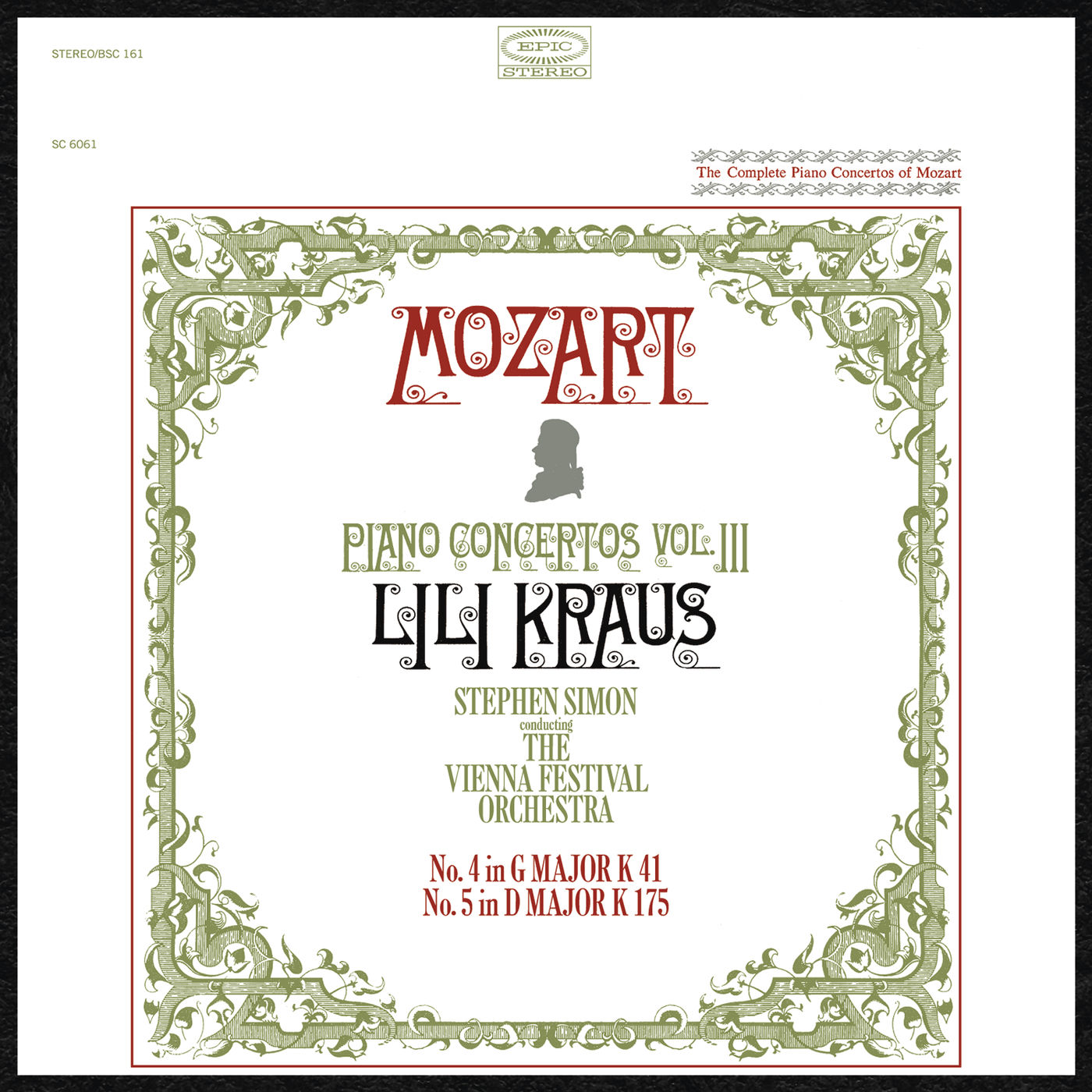 Lili Kraus – Mozart- Piano Concertos, vol. 3 (Nos. 4 & 5)