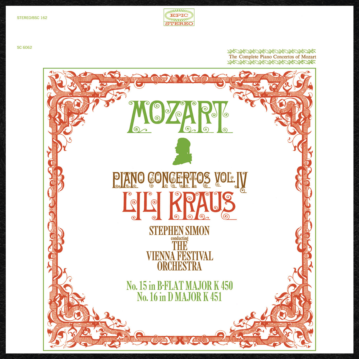 Lili Kraus – Mozart- Piano Concertos, vol. 4 (Nos. 15 & 16)