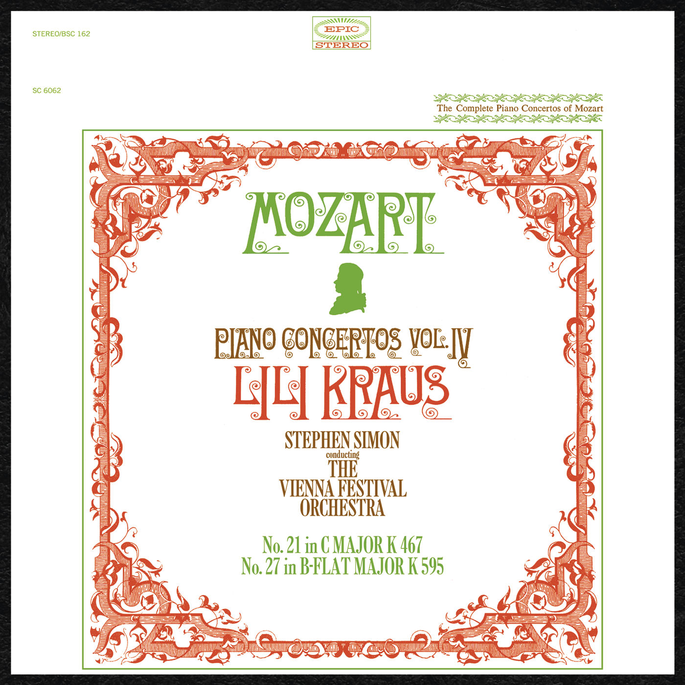 Lili Kraus – Mozart- Piano Concertos, vol. 4 (Nos. 21 & 27)