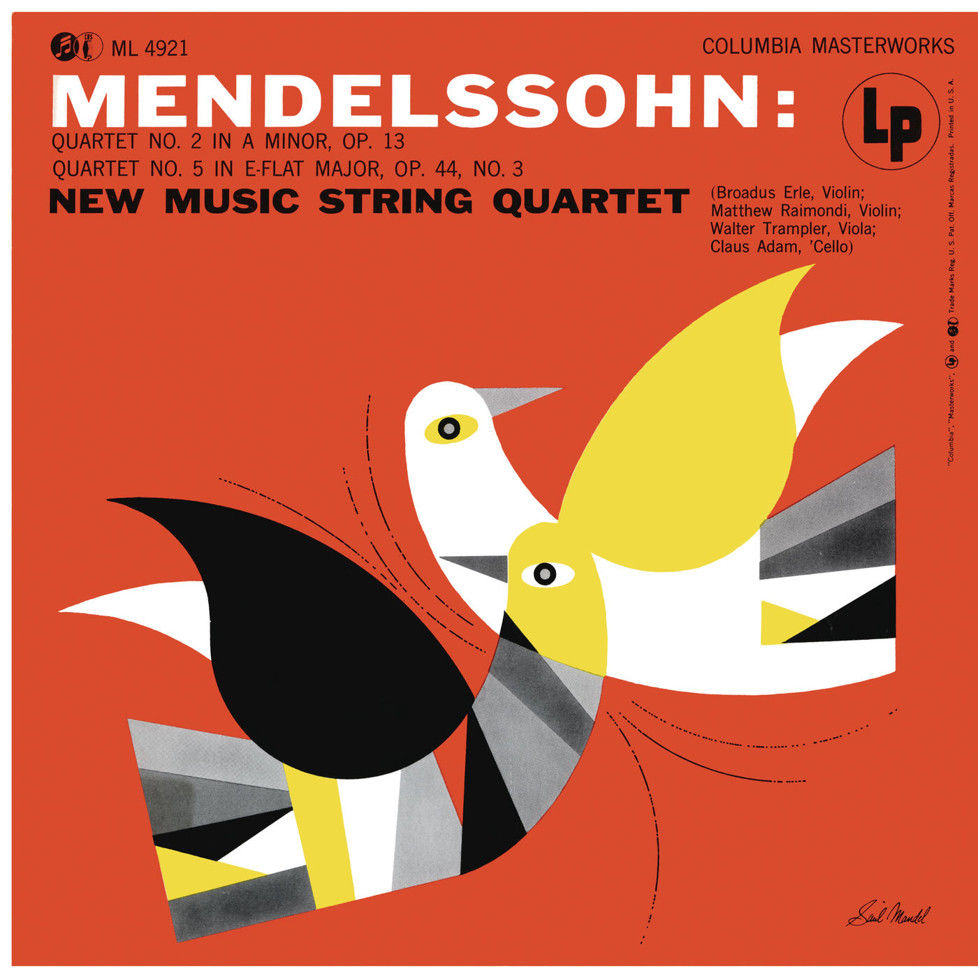 New Music String Quartet – Mendelssohn-Bartholdy- String Quartet No. 2 & No. 5