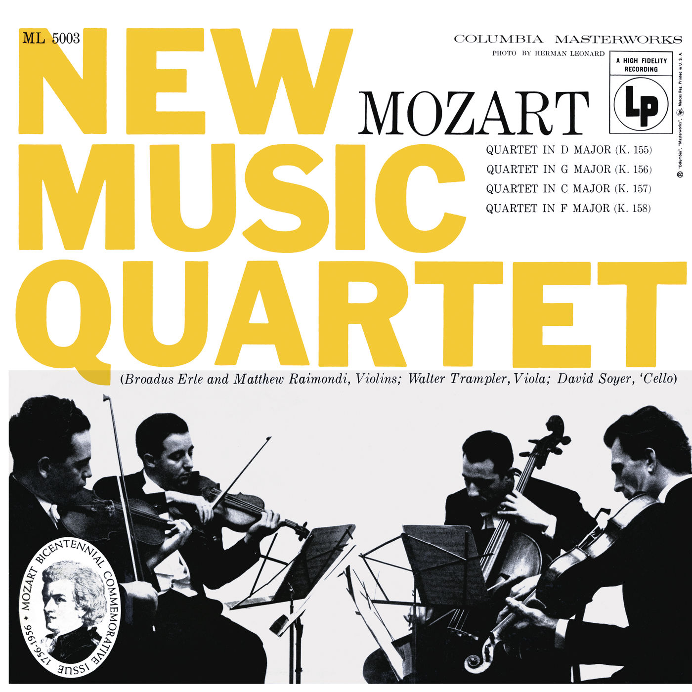 New Music String Quartet – Mozart- String Quartets (Remastered)
