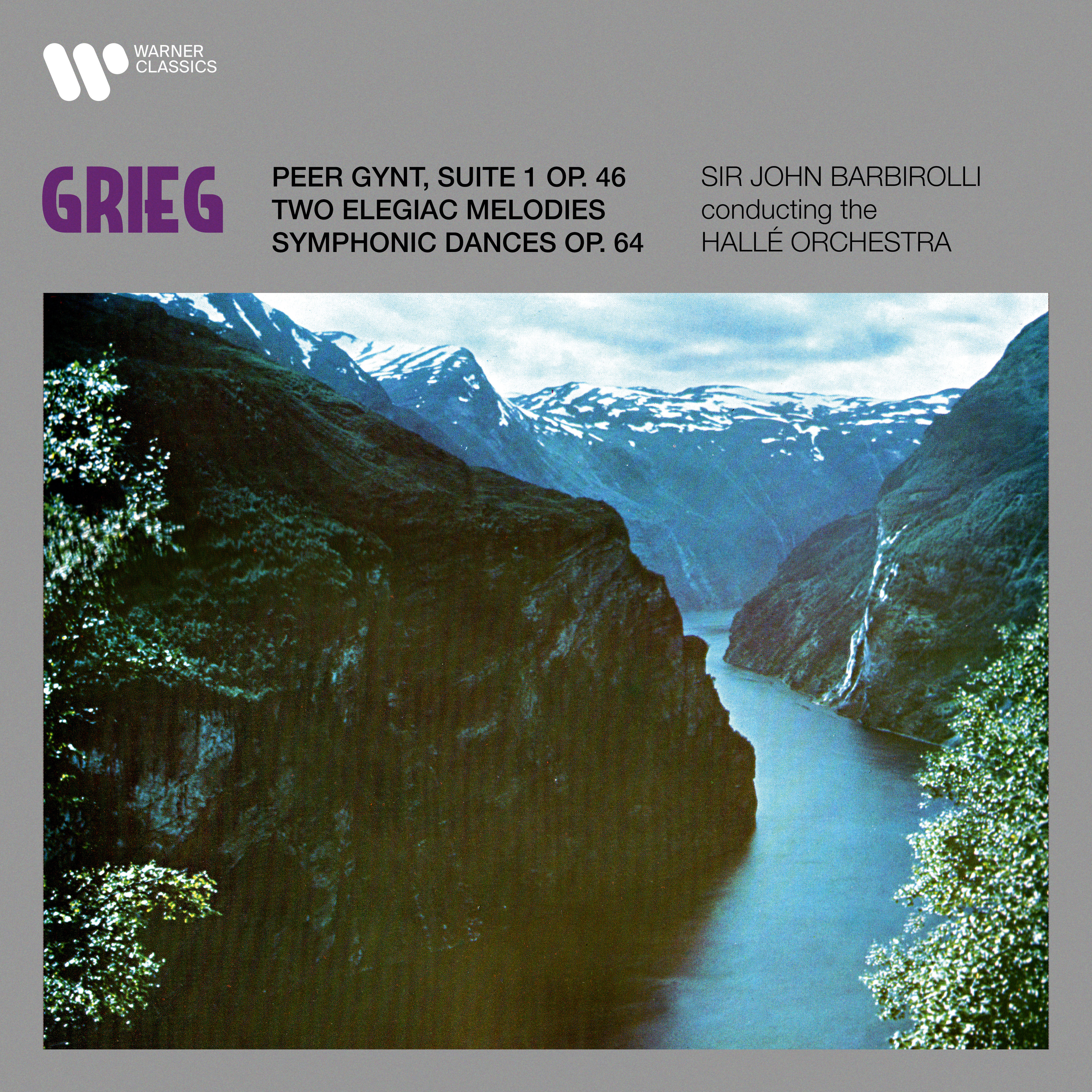 Sir John Barbirolli – Grieg- Suite No. 1 from Peer Gynt, Two Elegiac Melodies & Symphonic Dances