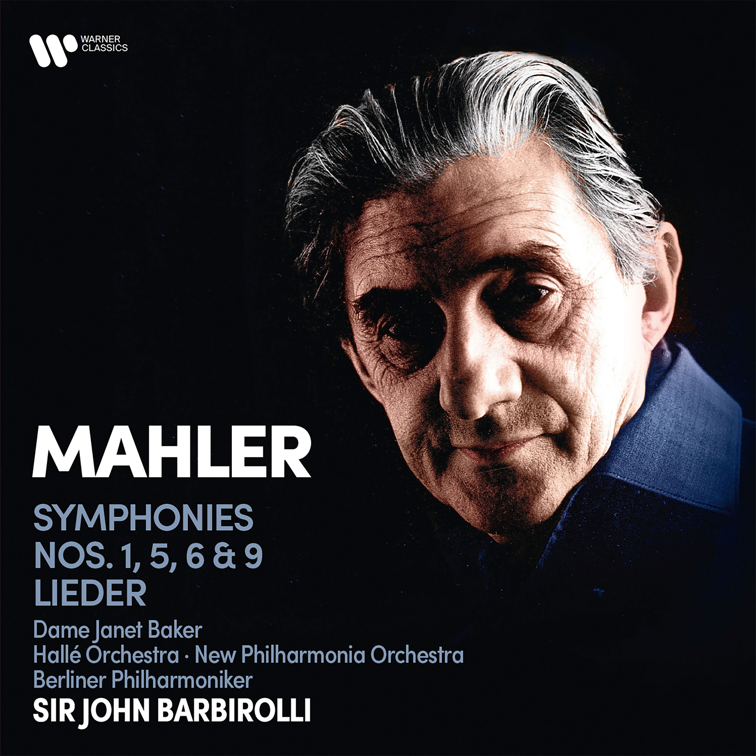 Sir John Barbirolli – Mahler- Symphonies Nos. 1, 5, 6, 9 & Lieder
