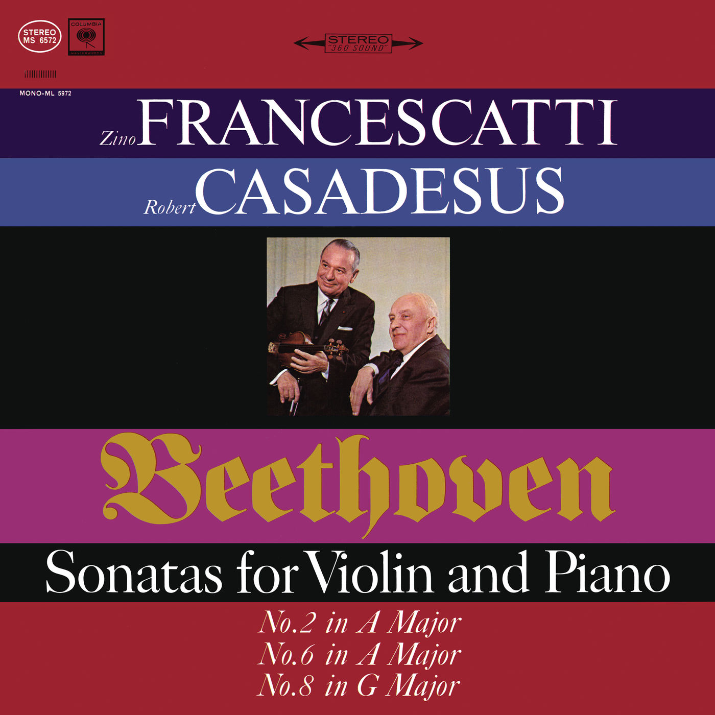 Zino Francescatti – Beethoven- Violin Sonatas 2, 6 & 8 (Remastered)