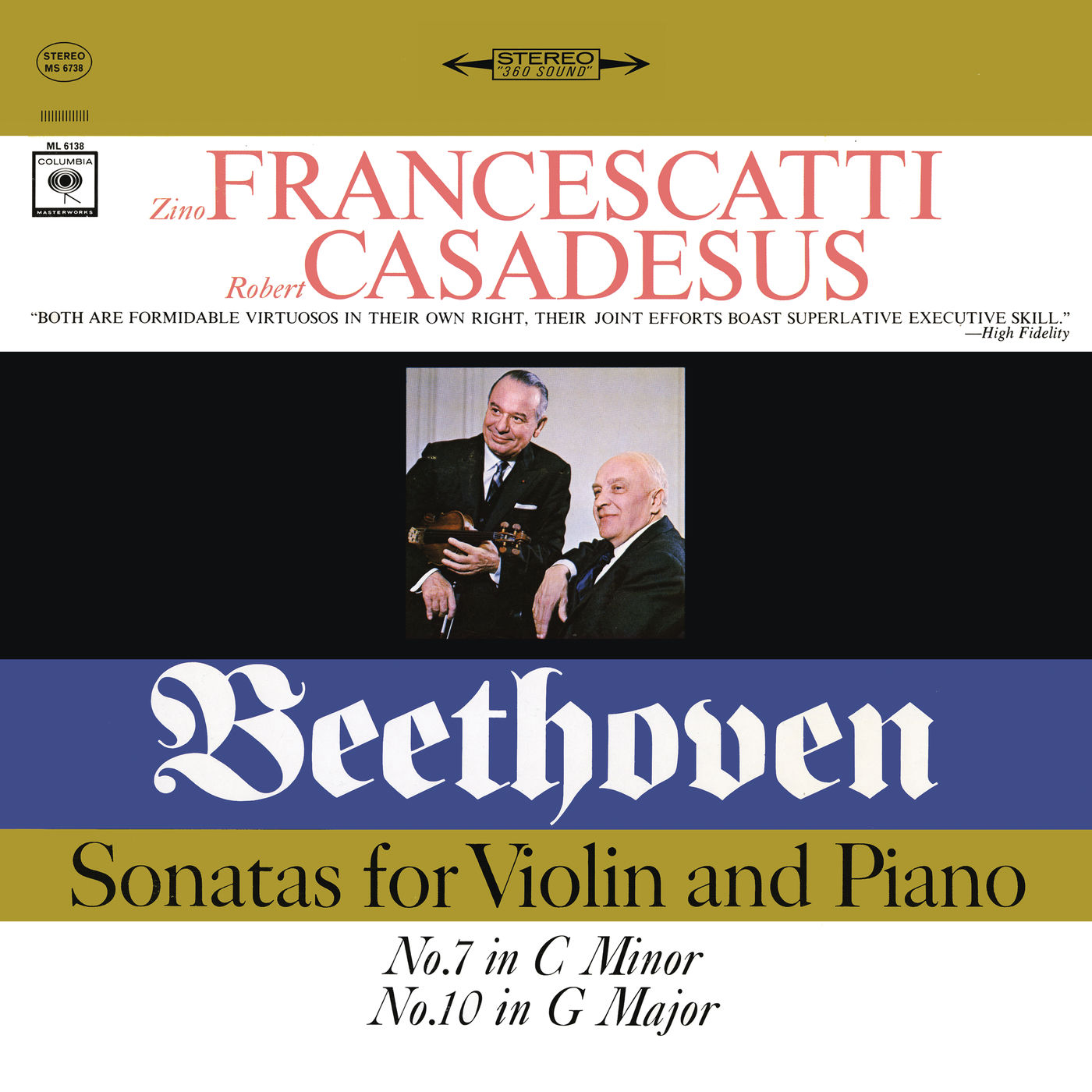 Zino Francescatti – Beethoven- Violin Sonatas Nos. 7 & 10 (Remastered)