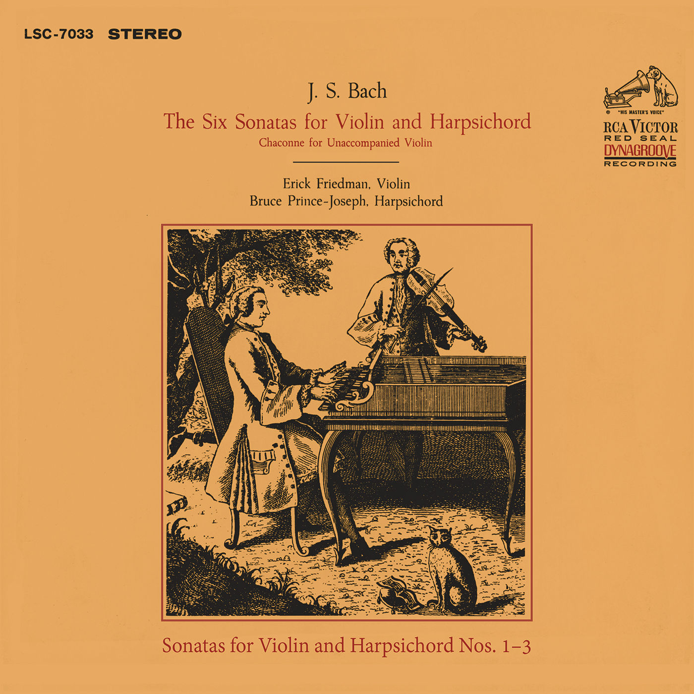 Erick Friedman – Bach- Sonats for Violin and Harpsichord Nos. 1-3