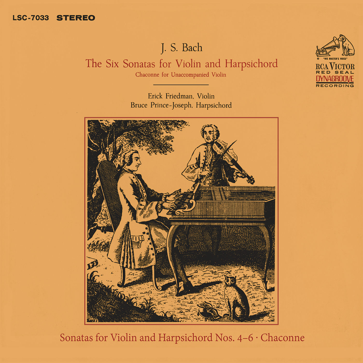 Erick Friedman – Bach- Sonats for Violin and Harpsichord Nos. 4-6