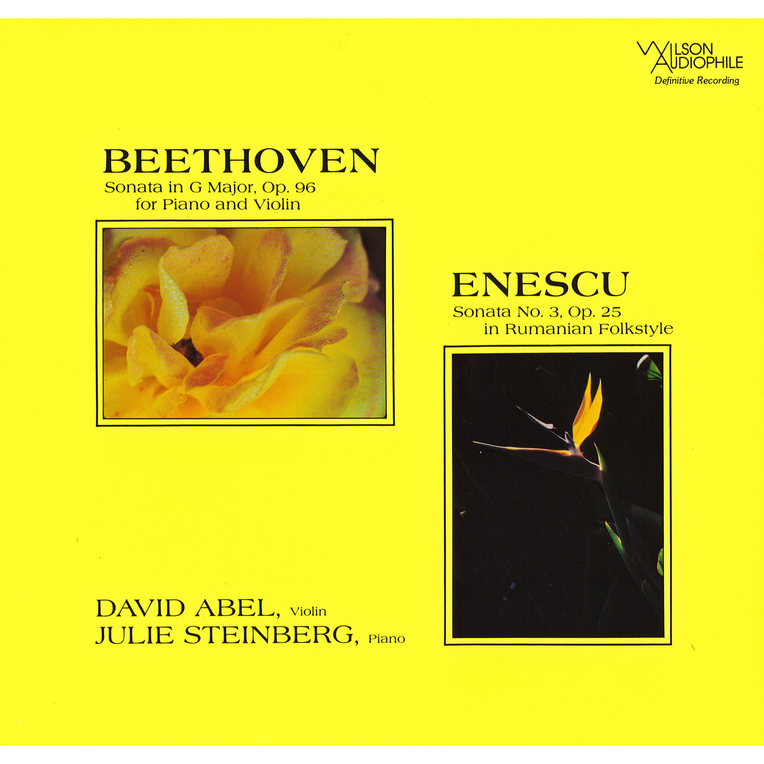 David Abel – Beethoven- Violin Sonata, Op. 96 – Enescu- Violin Sonata, Op. 25