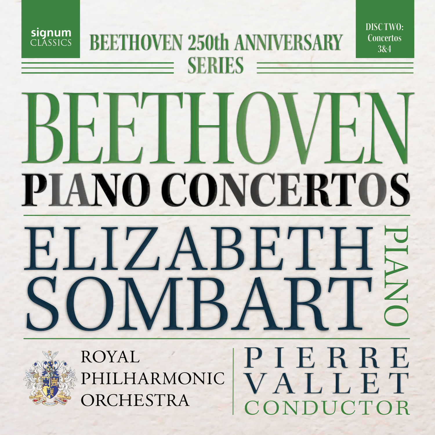 Elizabeth Sombart – Beethoven Piano Concertos Nos. 3 & 4