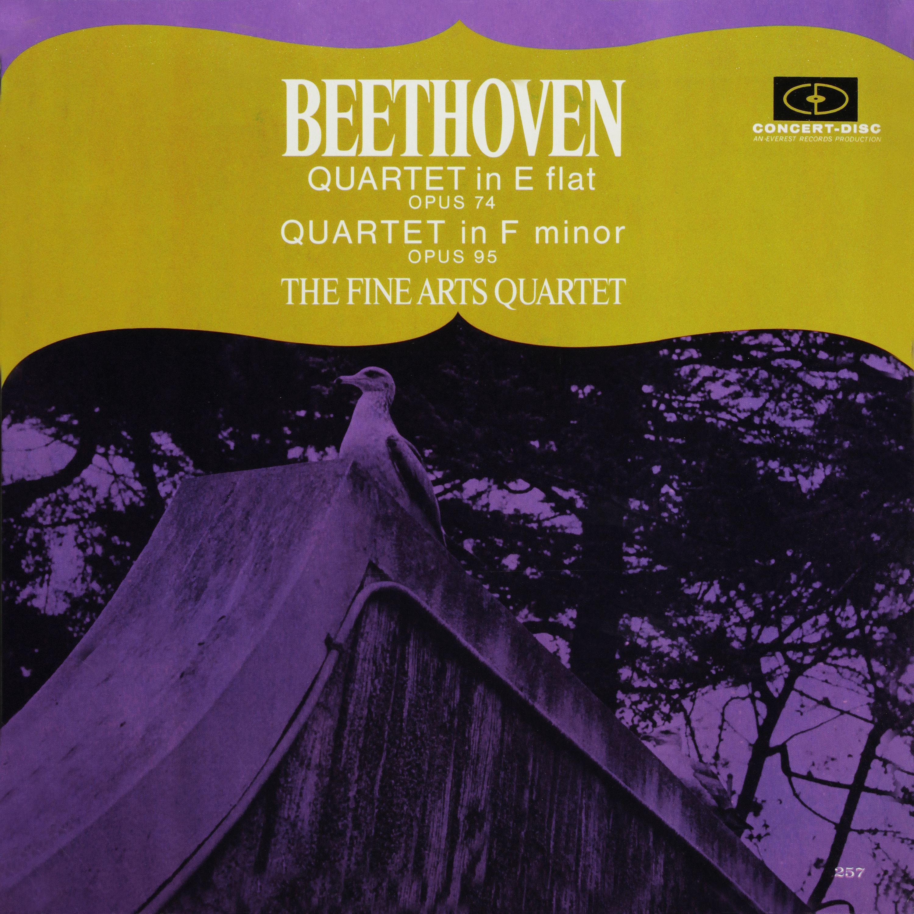 Fine Arts Quartet – Beethoven- String Quartets Opp. 74 & 95 (Remastered from the Original Concert-Disc Master Tapes)