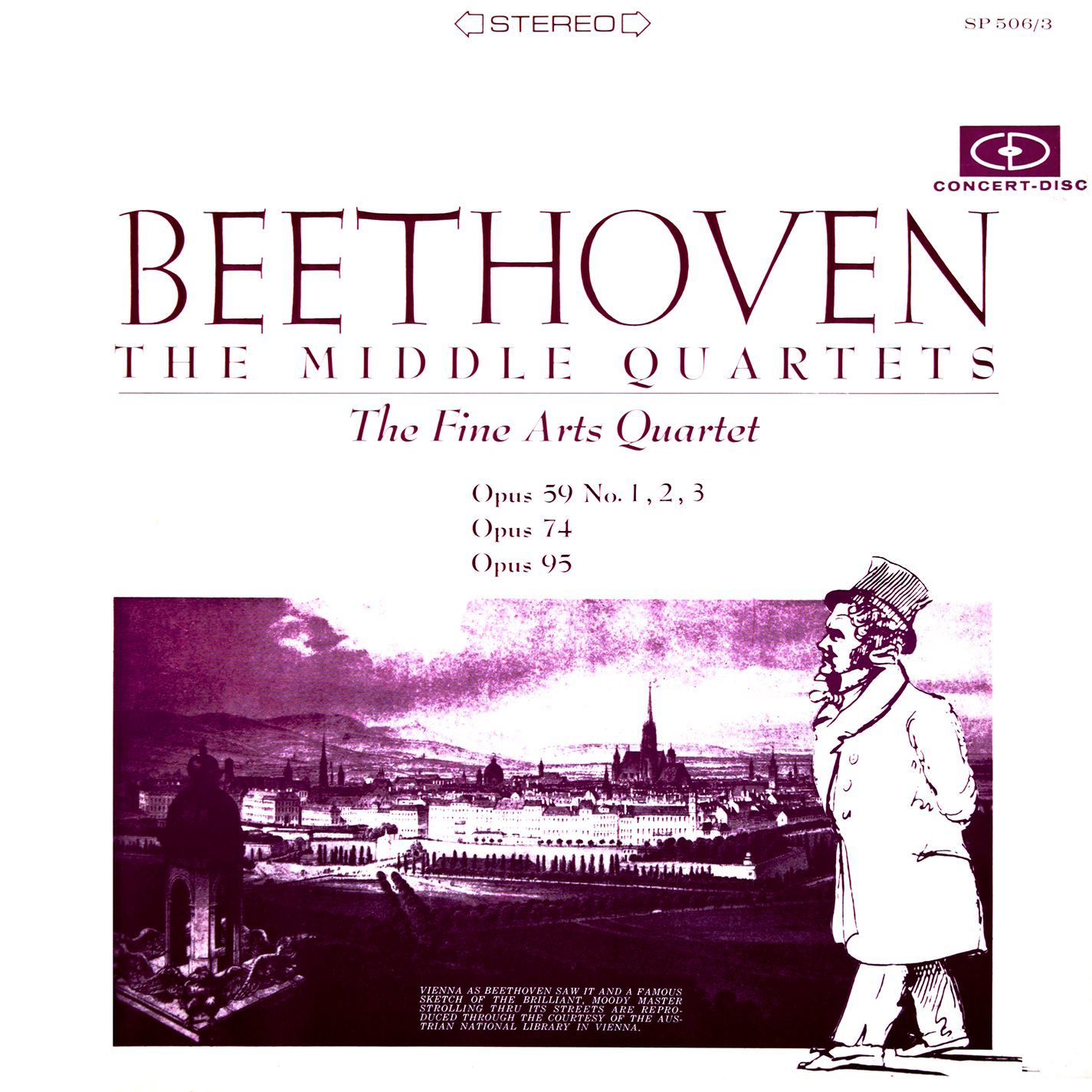 Fine Arts Quartet – Beethoven- The Middle Quartets (Remastered from the Original Concert-Disc Master Tapes)