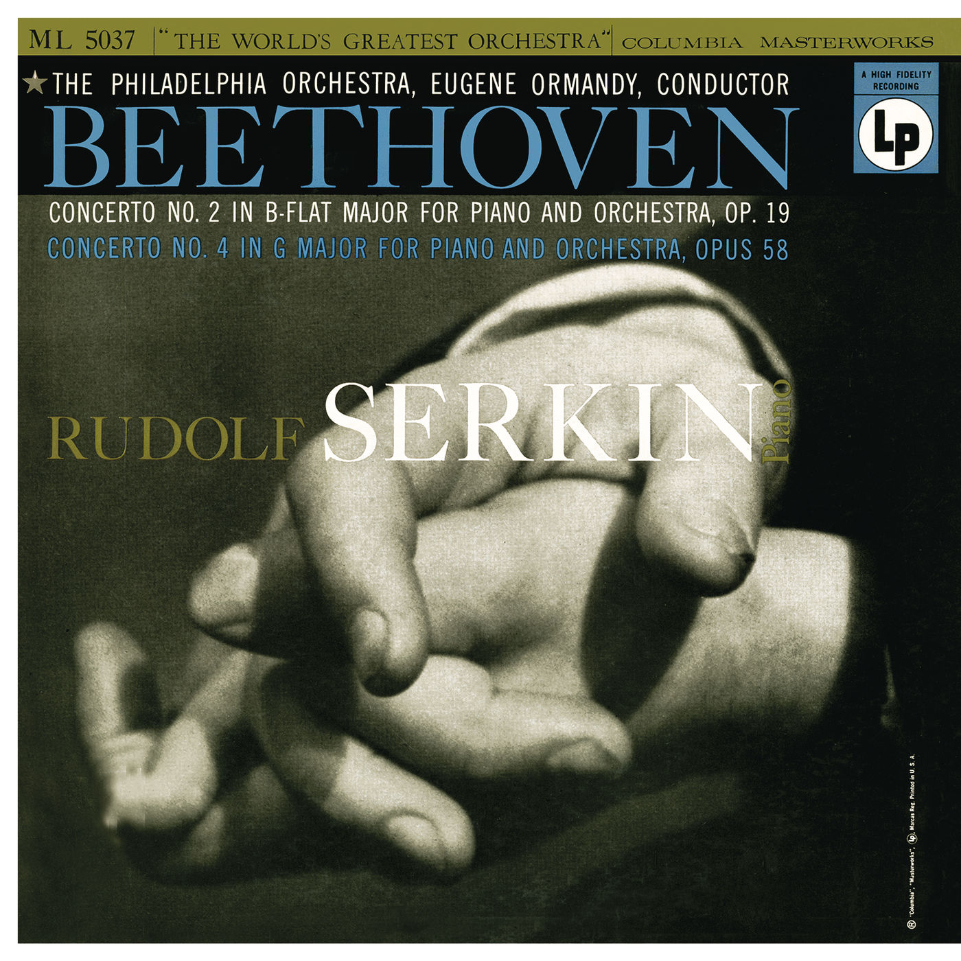 Rudolf Serkin – Beethoven- Piano Concerto No. 4, Op. 58 & Piano Concerto No. 2, Op. 19