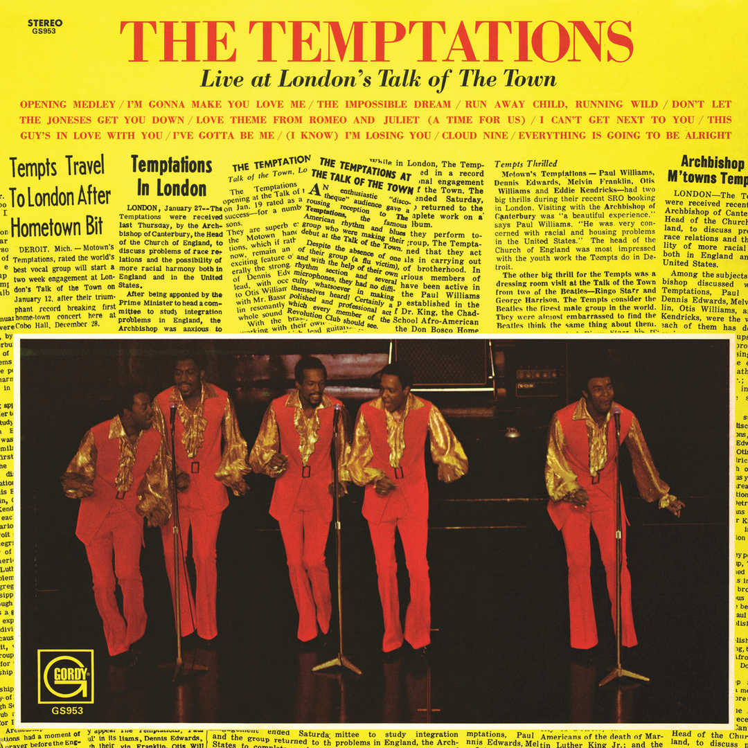 The Temptations Live At London’s Talk Of The Town [1970]